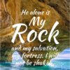 Christian Wallpaper - Ocean Rocks Psalm 62:6