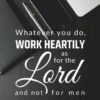 Christian Wallpaper - Office Colossians 3:23