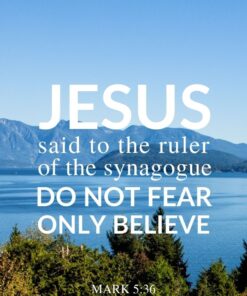 Christian Wallpaper - Only Believe Mark 5:36
