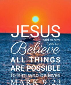 Christian Wallpaper - Orange Morning Mark 9:23