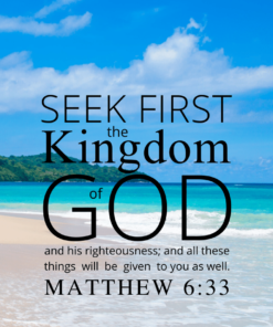 Christian Wallpaper – Paradise Matthew 6:33