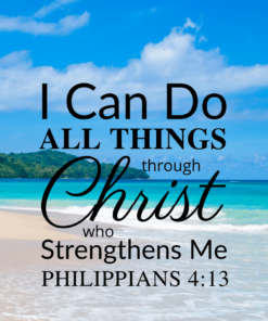 Christian Wallpaper – Paradise Philippians 4:13