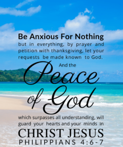 Christian Wallpaper – Paradise Philippians 4:6-7