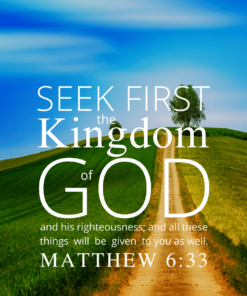 Christian Wallpaper – Pathway Matthew 6:33