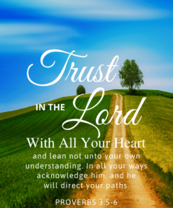 Christian Wallpaper – Pathway Proverbs 3:5-6