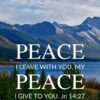 Christian Wallpaper - Peace John 14:27