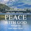 Christian Wallpaper - Peaceful Lake Romans 5:1