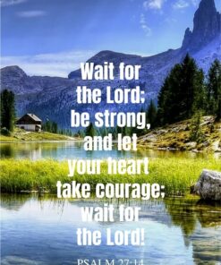 Christian Wallpaper - Peaceful Valley Psalm 27:4
