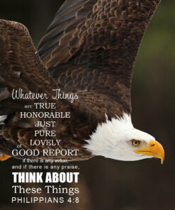 Philippians 4:8 - Think About These - Bible Verses To Go