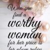 Christian Wallpaper - Pink Box Proverbs 31:10
