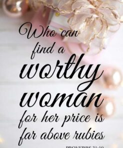 Christian Wallpaper - Pink Box Proverbs 31:10