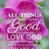 Christian Wallpaper – Pink Bells Romans 8:28