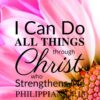 Christian Wallpaper – Pink Daisy Philippians 4:13