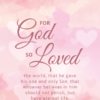 Christian Wallpaper – Pink Heart John 3:16