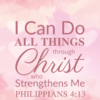 Christian Wallpaper – Pink Heart Philippians 4:13
