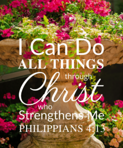 Christian Wallpaper – Planter Philippians 4:13