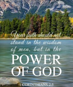 Christian Wallpaper - Power of God 1 Corinthians 2:5