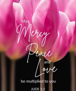 Christian Wallpaper - Pretty Tulips Jude 1:2
