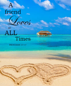 Proverbs 17:17 - A Friend Loves - Bible Verses To Go