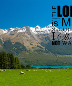 Psalm 23:1 - Lord My Shepherd - Bible Verses To Go