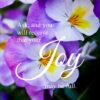 Christian Wallpaper - Purple Pansy John 16:24