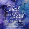 Christian Wallpaper – Purple Proverbs 3:5-6