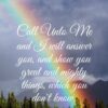 Christian Wallpaper - Rainbow Wonder Jeremiah 33:3