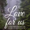 Christian Wallpaper - Redwood Forest Romans 5:8