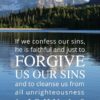 Christian Wallpaper - Reflection 1 John 1:9