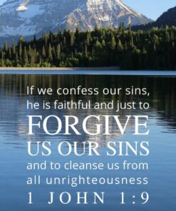 Christian Wallpaper - Reflection 1 John 1:9