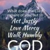Christian Wallpaper - River Valley Micah 6:8
