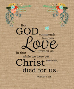 Romans 5:8 - Christ Died for Us - Bible Verses To Go