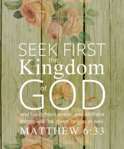 Christian Wallpaper – Rosewood Matthew 6:33