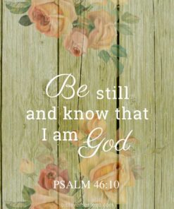 Christian Wallpaper – Rosewood Psalm 46:10