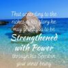 Christian Wallpaper - Sardinia Beach Ephesians 3:16