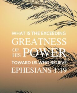 Christian Wallpaper - Sea Oats Ephesians 1:19