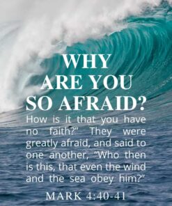 Christian Wallpaper - Sea Waves Mark 4:40-41