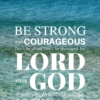Christian Wallpaper – Sea Joshua 1:9