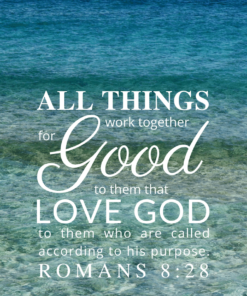 Christian Wallpaper – Sea Romans 8:28