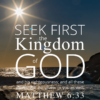 Christian Wallpaper – Sealight Matthew 6:33