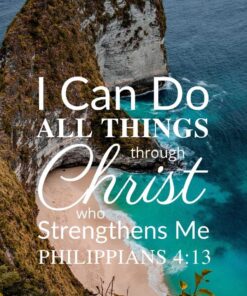 Christian Wallpaper - Seaside Philippians 4:13