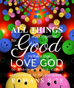 Christian Wallpaper – Smiley Romans 8:28