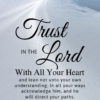 Christian Wallpaper – Snow Trail Proverbs 3:5-6
