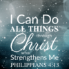 Christian Wallpaper - Snowfall Philippians 4:13
