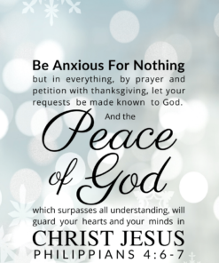 Christian Wallpaper – Snowlight Philippians 4:6-7