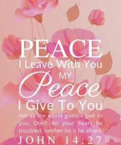 Christian Wallpaper – Soft Floral John 14:27
