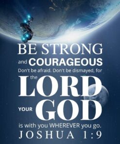 Christian Wallpaper – Spaceship Joshua 1:9