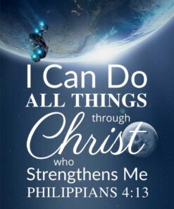 Christian Wallpaper – Spaceship Philippians 4:13