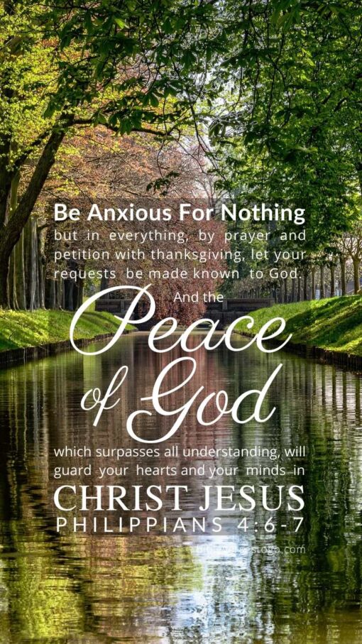 Christian Wallpaper – Stillwater Philippians 4:6-7