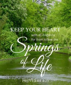 Christian Wallpaper - Stream Proverbs 4:23